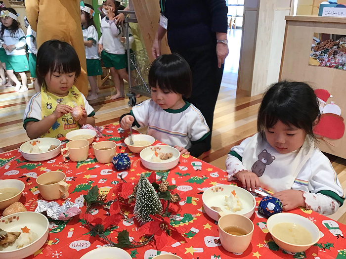 クリスマスパーティーの様子